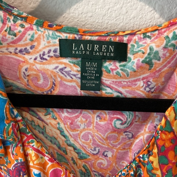 Lauren Ralph Lauren Multicolor Ruffle Blouse - Picture 2 of 4